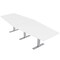 Skutchi Designs 45 in W, 120 in L, 29 in H, Engineered Wood Top, White HAR-HEX.IR-46x119-T-XD09 - alternate 1
